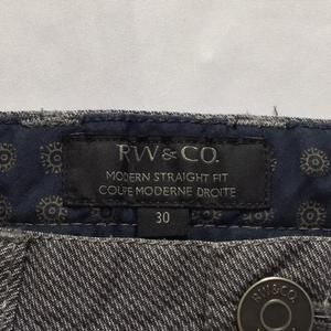 🔴𝗕𝗢𝗚𝗢🔴size 30 rw&co grey modern straight fit womens jeans